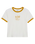 De La Vans Ringer T-Shirt in Lemon & Mustard Yellow