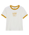 De La Vans Ringer T-Shirt in Lemon & Mustard Yellow