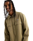 McAvoy Zip Station Jacket in Bay Leaf