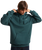 Left Chest II Loose Hoodie in Mystic Moss