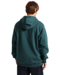 Left Chest II Loose Hoodie in Mystic Moss