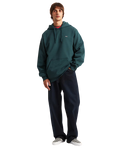Left Chest II Loose Hoodie in Mystic Moss