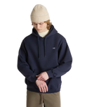 Left Chest II Loose Pullover Hoodie in Parisian Night
