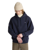Left Chest II Loose Pullover Hoodie in Parisian Night