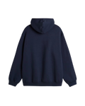 Left Chest II Loose Pullover Hoodie in Parisian Night