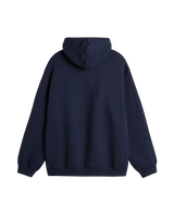Left Chest II Loose Pullover Hoodie in Parisian Night