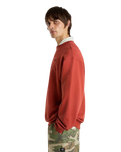 Salton Loose Sweatshirt in Red Ochre