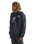 Riley Hooded Coaches Jacket in Black