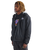 Riley Hooded Coaches Jacket in Black