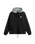 Riley Hooded Coaches Jacket in Black