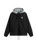 Riley Hooded Coaches Jacket in Black