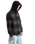 Piedmont Hooded Plaid Shacket in Black & Asphalt