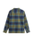 Larkspur Plaid Flannel Shirt in Grape Leaf & Parisian Night