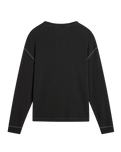 The Vans Mens Boulder Thermal Knit Jumper in Black