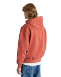 LX Zip Hoodie in Burnt Orange