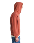 LX Zip Hoodie in Burnt Orange