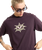 The Vans Mens Star Checker T-Shirt in Dark Port