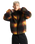 Heights Sherpa Fleece Jacket in Black & Mustard