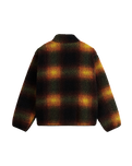 Heights Sherpa Fleece Jacket in Black & Mustard