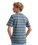 The Vans Boys Boys Cameron Stripe T-Shirt in Stormy Weather & Parisian Night Blue