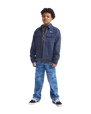Boys Mcavoy Zip Station Jacket in Parisian Night