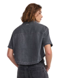 The Vans Womens Natalie Denim Shirt in Grey Wash