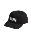 Boys Drop V Logo Snapback Cap in Black