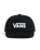 The Vans Boys Boys Drop V Logo Snapback Cap in Black