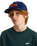 Boys Drop V Logo Snapback Cap in Deep Indigo
