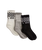 The Vans Boys Boys Classic Check Crew Socks (3 Pack) in Black & White