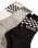The Vans Boys Boys Classic Check Crew Socks (3 Pack) in Black & White