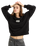 Upworn Retro Sweatshirt in Black