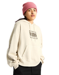 After Dark Retro Hoodie in Taupe Mist