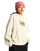 After Dark Retro Hoodie in Taupe Mist