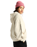 After Dark Retro Hoodie in Taupe Mist
