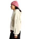 After Dark Retro Hoodie in Taupe Mist