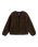 Suffolk Cheetah Check Pile Jacket in Dark Port