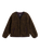Suffolk Cheetah Check Pile Jacket in Dark Port
