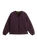 Suffolk Cheetah Check Pile Jacket in Dark Port