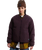 Suffolk Cheetah Check Pile Jacket in Dark Port