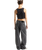 Sirelle Puddle Trousers in Faded Black