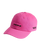 Check Side Curved Bill Jockey Cap in Pink Fizz