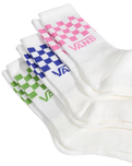 Classic Check Socks (3 Pack) in Pink Fizz