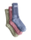 Classic Crew Socks (3 Pack) in Glacial Slate