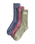 Classic Crew Socks (3 Pack) in Glacial Slate