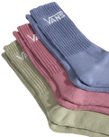 Classic Crew Socks (3 Pack) in Glacial Slate
