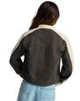 Ryden Biker Jacket in Faded Black