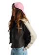 Ryden Biker Jacket in Faded Black