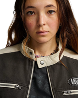 Ryden Biker Jacket in Faded Black