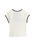 Kari Tie Neck Top in Classic White & Black